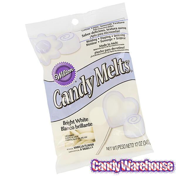 Candy Melts - Bright White: 12-Ounce Bag - Candy Warehouse