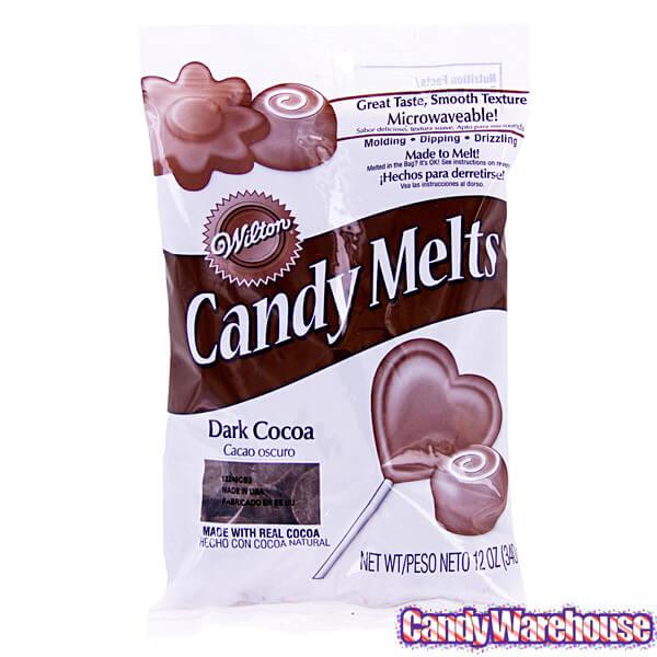 Candy Melts - Dark Cocoa: 12-Ounce Bag - Candy Warehouse