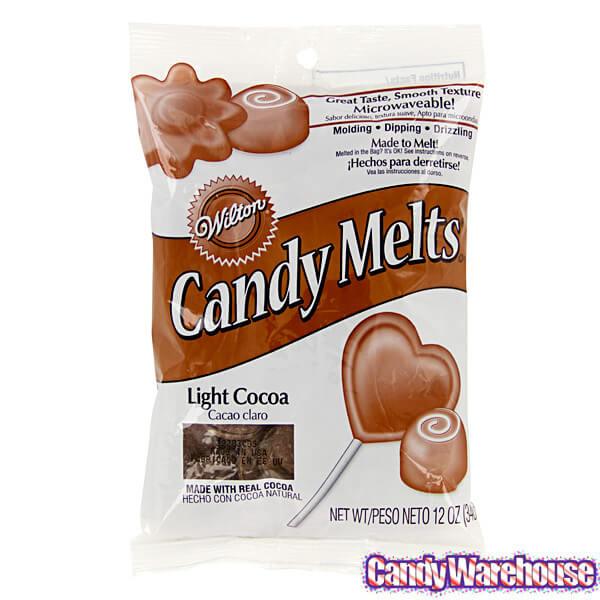 Candy Melts - Light Cocoa: 12-Ounce Bag - Candy Warehouse
