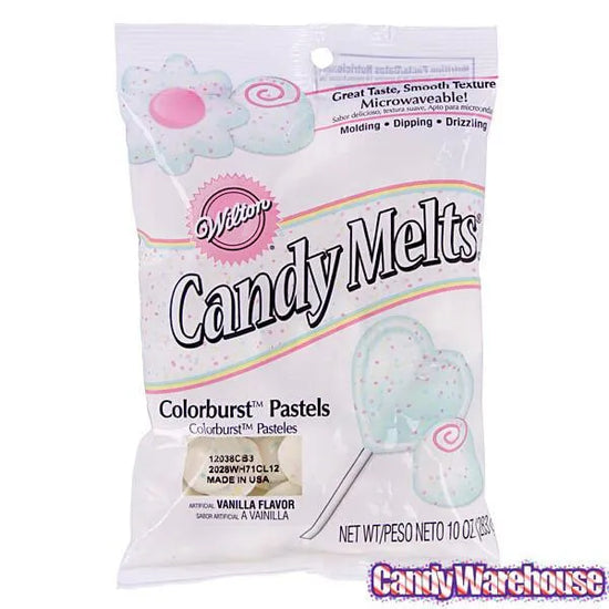 Candy Melts Pastel Colorburst 10Ounce Bag Candy Warehouse