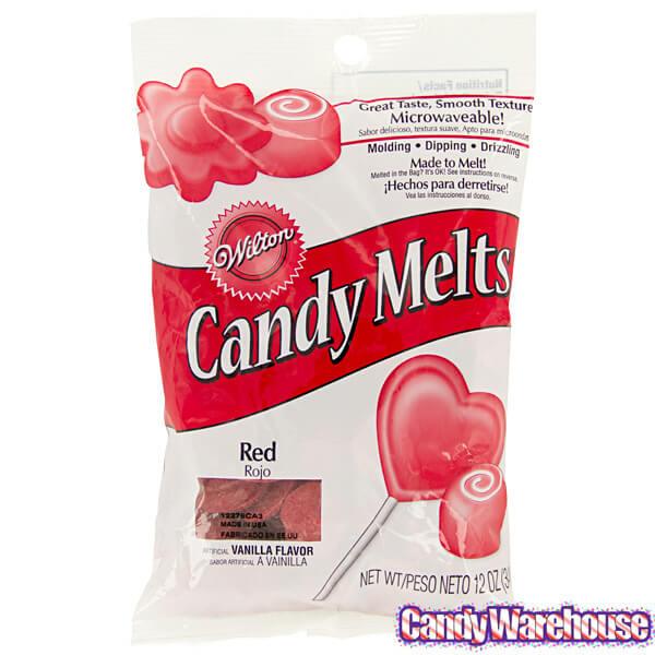 Candy Melts - Red: 12-Ounce Bag - Candy Warehouse