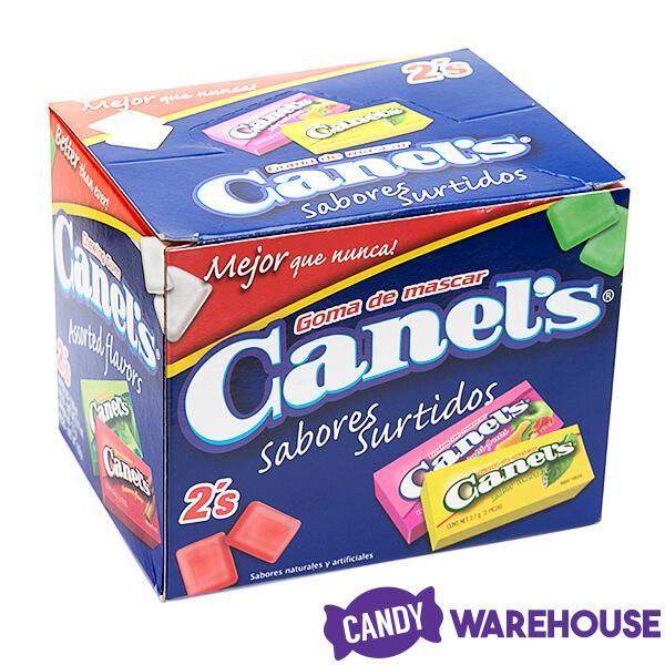 Canel's Assorted Chiclets Gum 2-Piece Packs: 60-Piece Box - Candy Warehouse