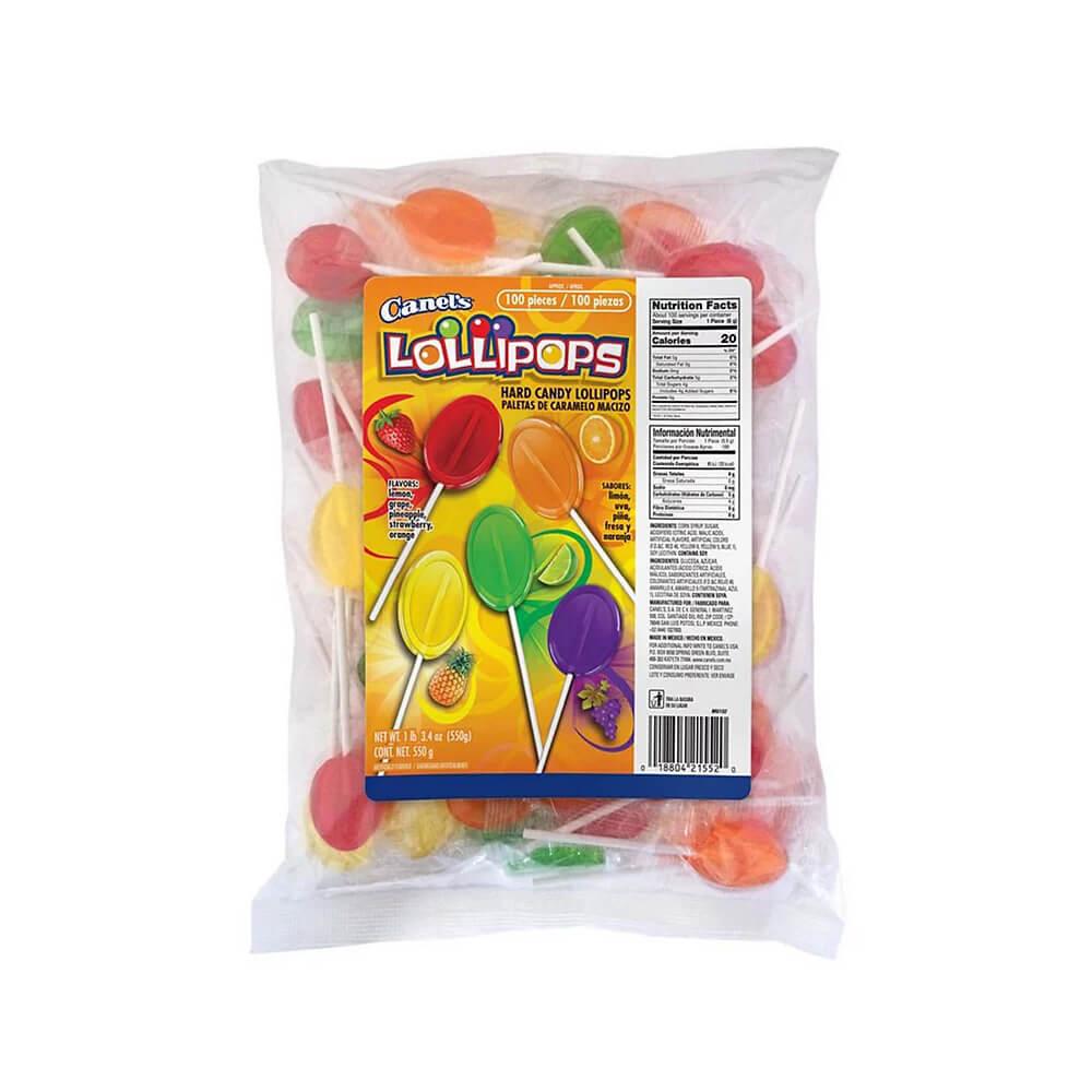 Canel's Assorted Lollipops: 100-Piece Bag - Candy Warehouse