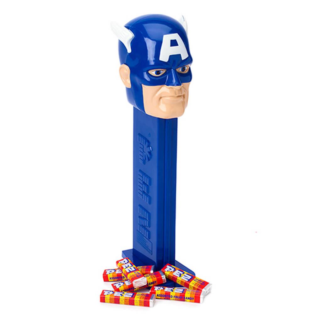 Captain America Giant PEZ Candy Dispenser - Candy Warehouse