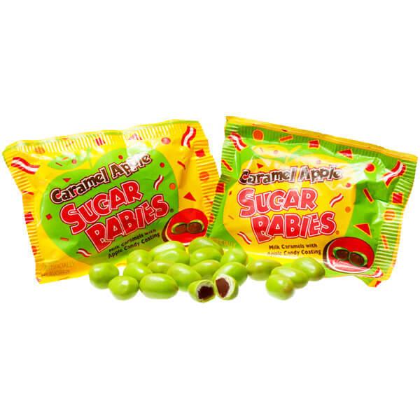 Caramel Apple Sugar Babies Candy Snack Size Packs: 14-Piece Bag - Candy Warehouse