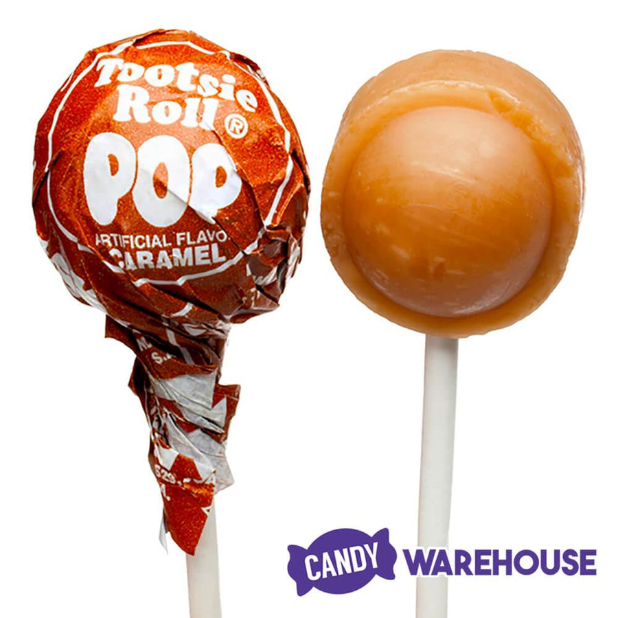 Caramel Tootsie Pops: 20-Piece Bag - Candy Warehouse