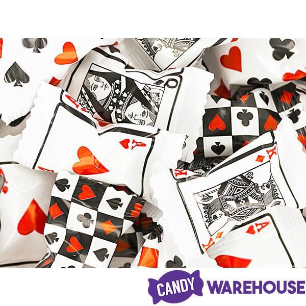 Card Games Wrapped Butter Mint Creams: 300-Piece Case - Candy Warehouse