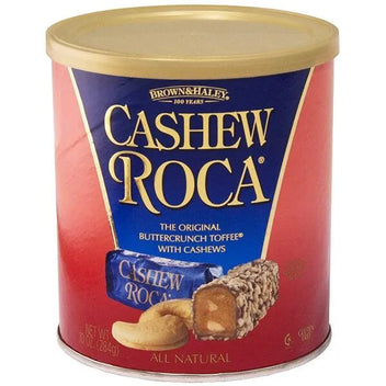 Butter Crunch Roca Cashew Roca Buttercrunch Toffee Candy: 10-Ounce Tin – Candy Warehouse