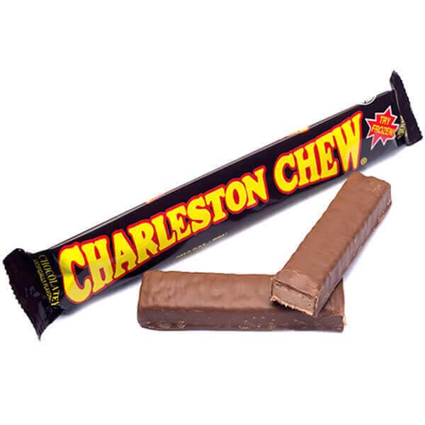 Charleston Chew Candy Bars - Chocolate: 24-Piece Box - Candy Warehouse