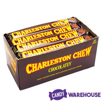 Charleston Chew Candy Bars - Chocolate: 24-Piece Box - Candy Warehouse