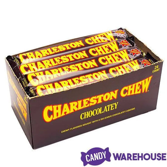 Charleston Chew Candy Bars Chocolate 24Piece Box Candy Warehouse