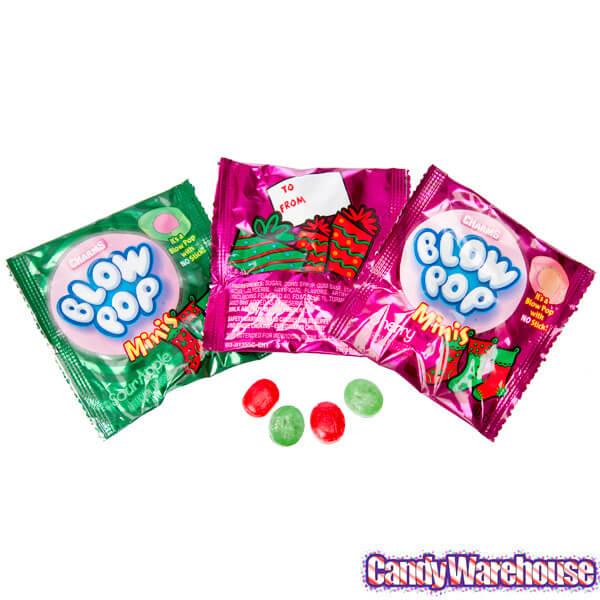Charms Christmas Blow Pop Minis Snack Size Packs: 30-Piece Bag - Candy Warehouse