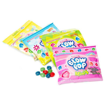 Charms Easter Blow Pop Minis Candy Packs: 12-Piece Display - Candy Warehouse