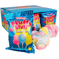 Charms Fluffy Stuff Cotton Candy 1-Ounce Packs: 12-Piece Box - Candy Warehouse