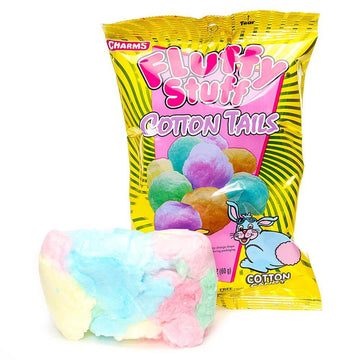 CHARMS FLUFFY STUFF PEG BAG - COTTON CANDY LARGE - Ultimate Party