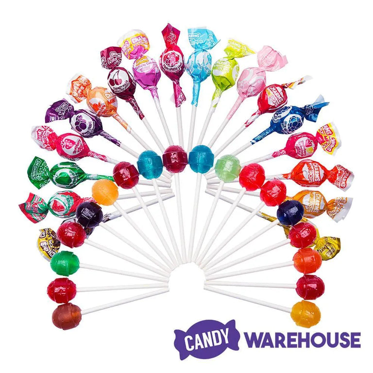Charms Mini Pops Assorted Lollipops: 300-Piece Bag – Candy Warehouse
