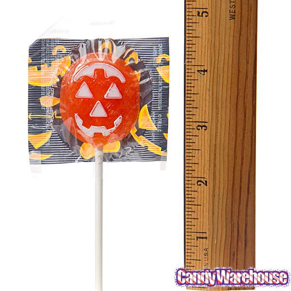 Charms Orange Pumpkin Pops: 15-Piece Bag - Candy Warehouse