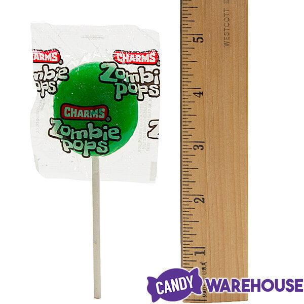 Charms Sour Apple Zombie Pops: 15-Piece Bag - Candy Warehouse