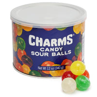 Charms Sour Balls Hard Candy 12-Ounce Can - Candy Warehouse
