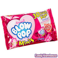 Charms Valentine Blow Pop Minis Snack Size Packs: 30-Piece Bag - Candy Warehouse