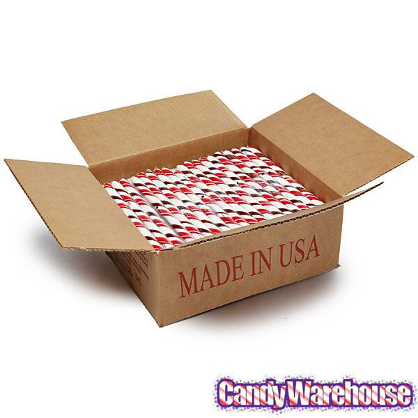Cherry Cola Hard Candy Sticks: 100-Piece Box - Candy Warehouse