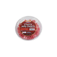 Cherry Jelly Hearts Candy: 16-Ounce Tub - Candy Warehouse