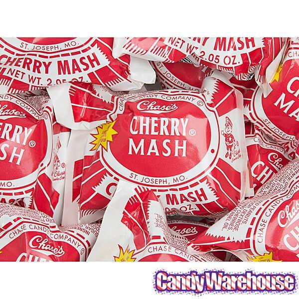 Cherry Mash 2-Ounce Candy Bars: 24-Piece Box - Candy Warehouse