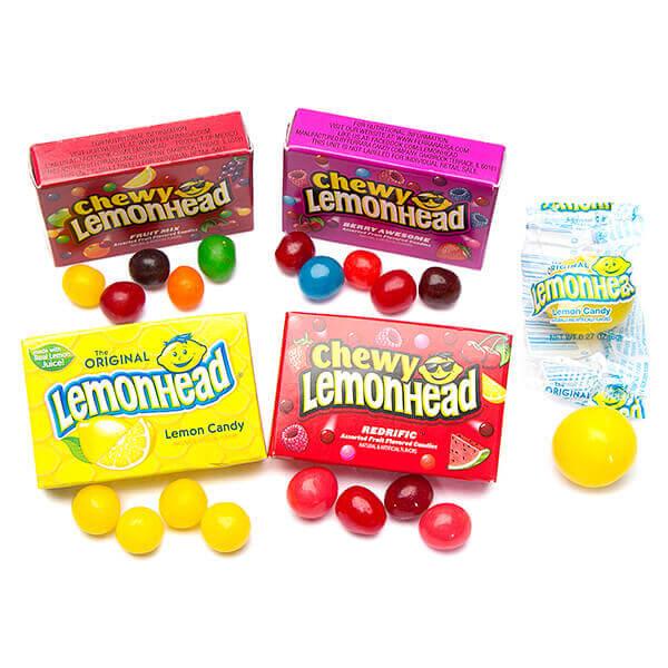 Chewy Lemonhead & Friends Mini Packs: 35-Piece Bag - Candy Warehouse