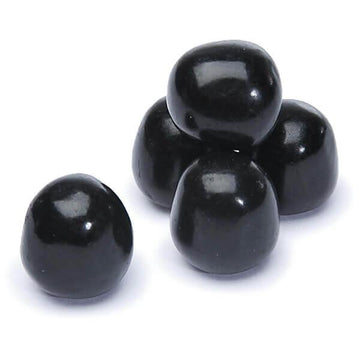 Chewy Sour Balls - Black Cherry: 5LB Bag - Candy Warehouse