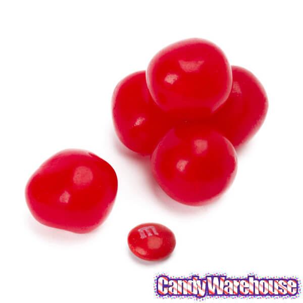 Chewy Sour Balls - Cherry: 5LB Bag - Candy Warehouse