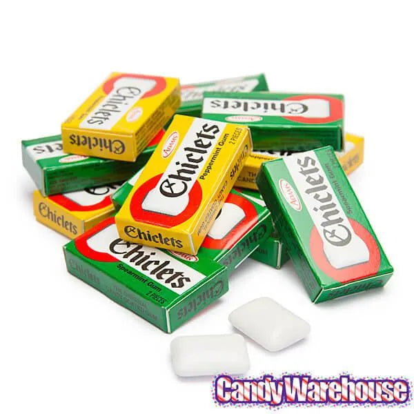 Chicklet Hum Chiclets Chewing Gum Snack Packs: 200-Piece Box – Candy Warehouse
