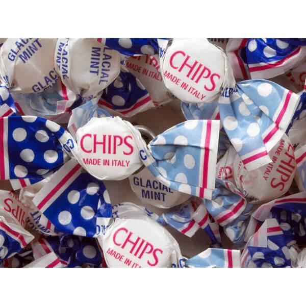 Chips Candy - Glacial Mint: 1200-Piece Bag - Candy Warehouse