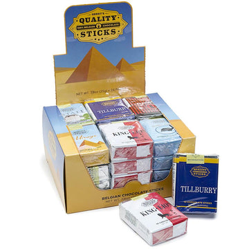 Chocolate Candy Cigarettes Packs: 24-Piece Display - Candy Warehouse