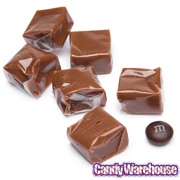 Chocolate Caramel Squares Candy: 5LB Bag - Candy Warehouse