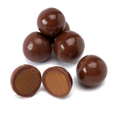 Chocolate Covered Caramel Balls - English Toffee: 2LB Bag - Candy Warehouse