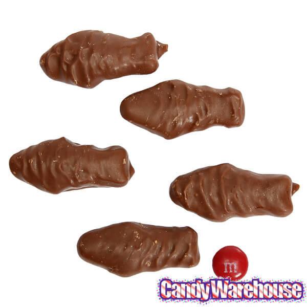 Chocolate Covered Red Gummy Fish: 5LB Bag - Candy Warehouse