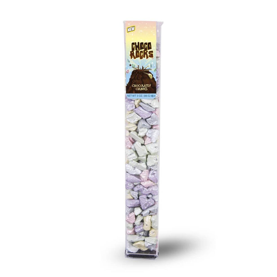 Chocolate Rocks Pastel Sparkle Mix 2.5-Ounce Tubes: 12-Piece Box - Candy Warehouse