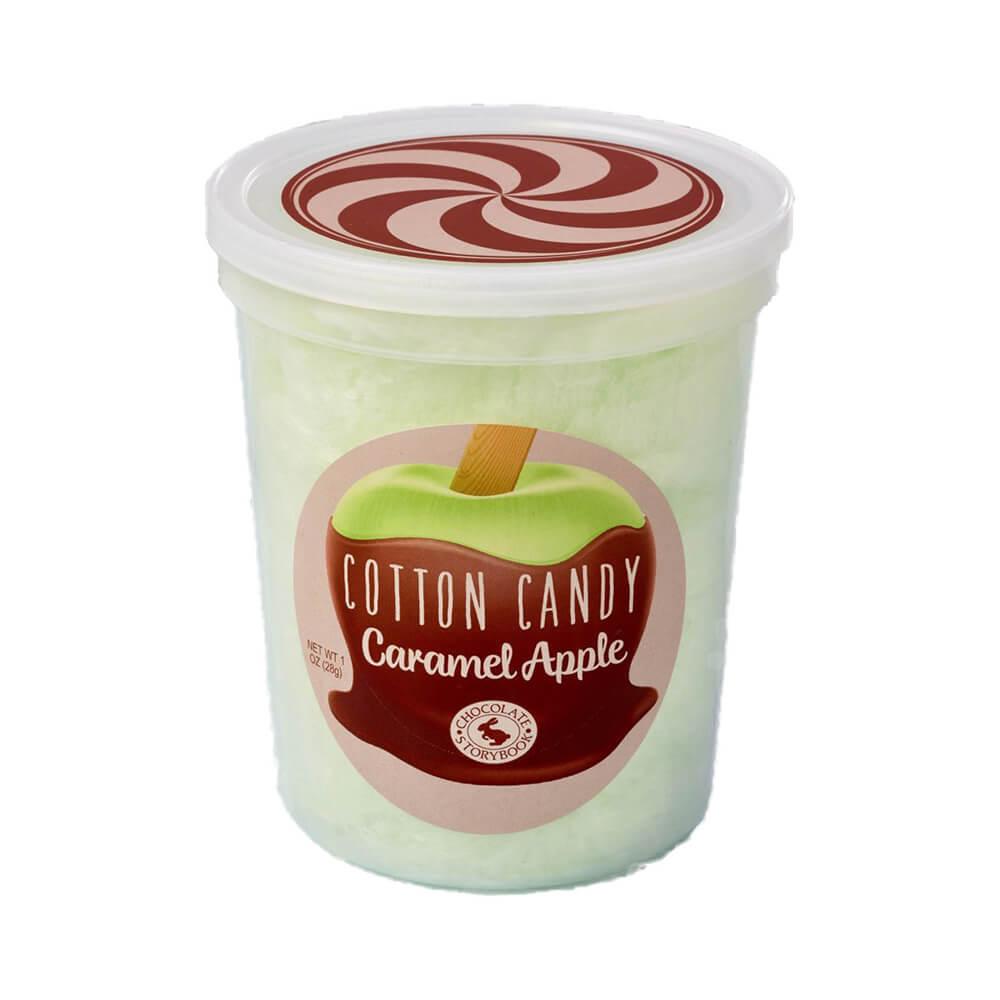 Chocolate Storybook Cotton Candy - Caramel Apple: 1-Ounce Tub - Candy Warehouse