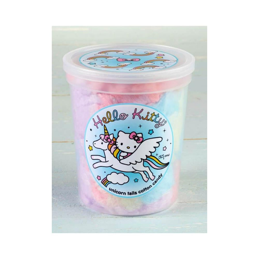 Chocolate Storybook Cotton Candy - Hello Kitty Unicorn Tails: 1-Ounce Tub - Candy Warehouse