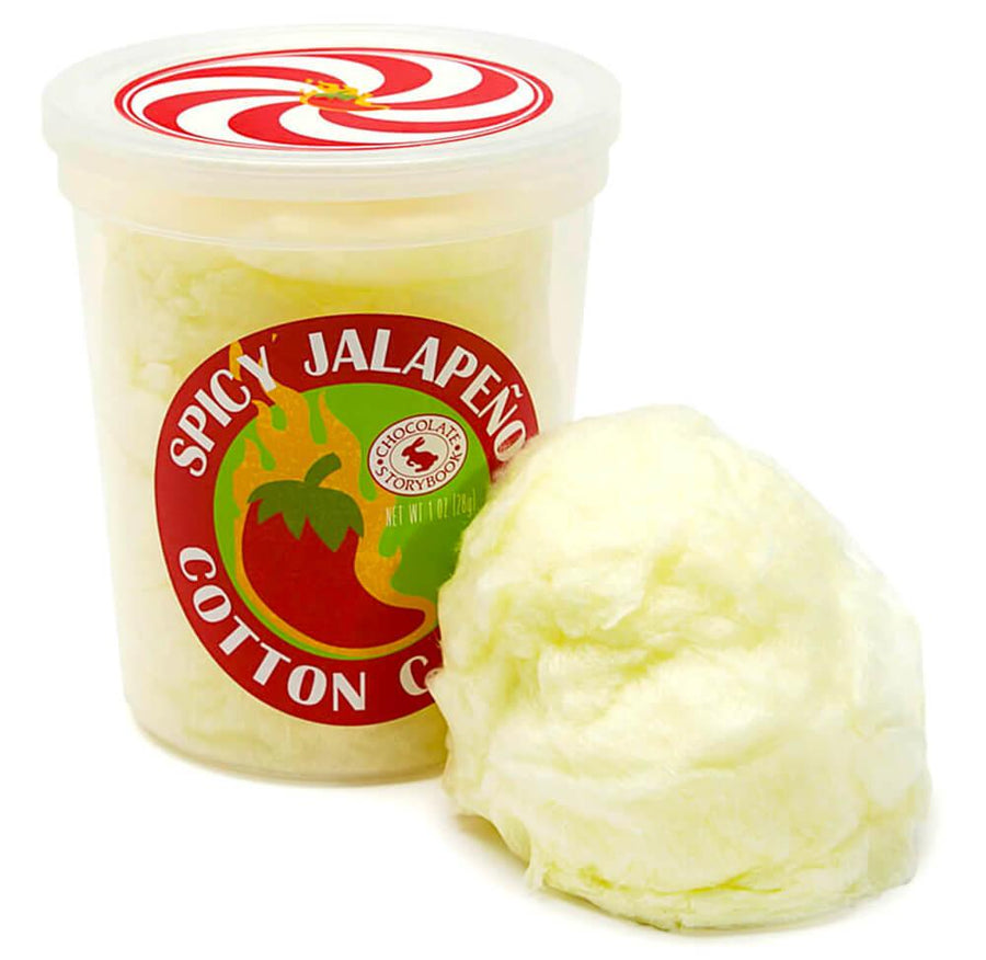 Chocolate Storybook Cotton Candy - Jalapeno: 1-Ounce Tub - Candy Warehouse