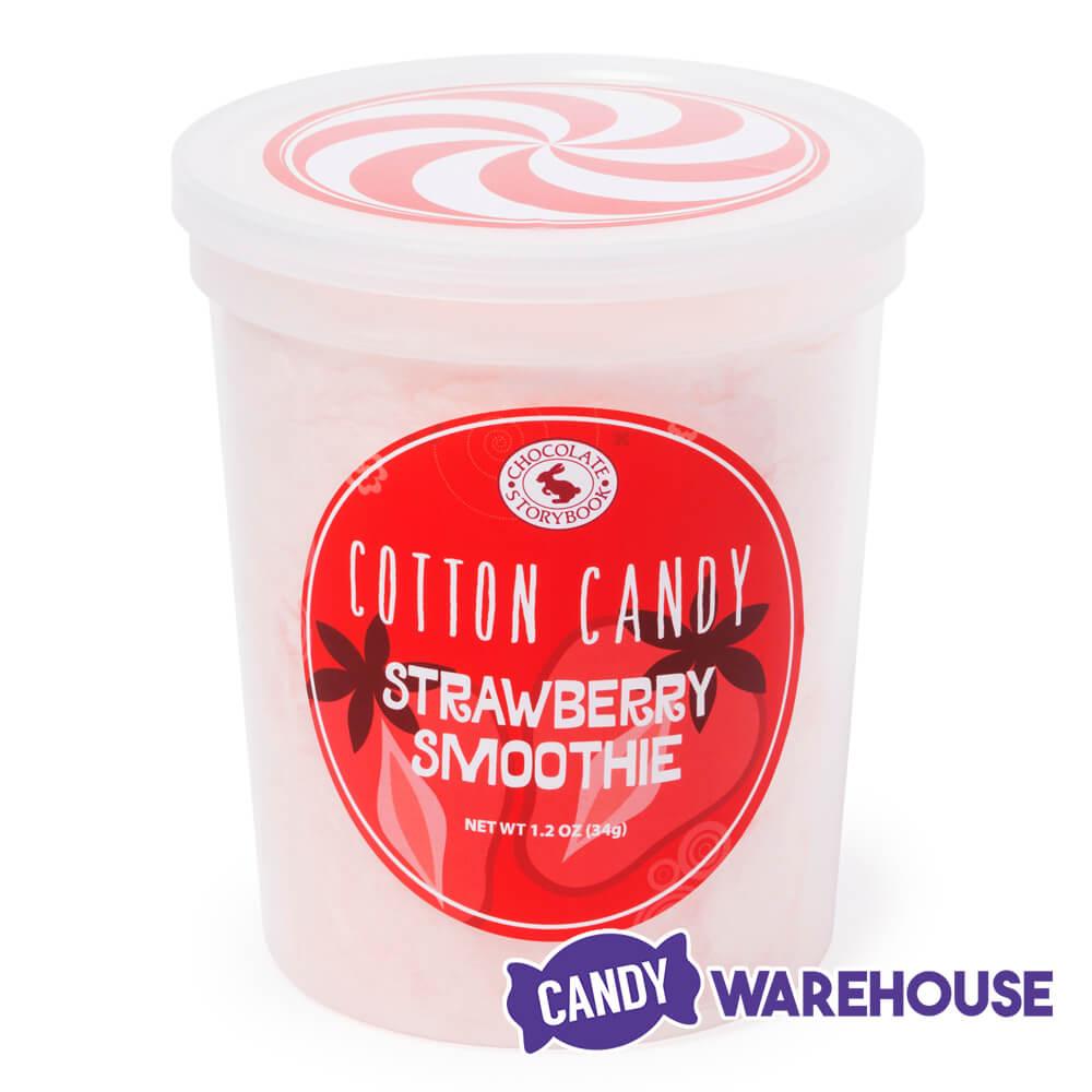 Chocolate Storybook Cotton Candy - Strawberry Smoothie: 1-Ounce Tub - Candy Warehouse