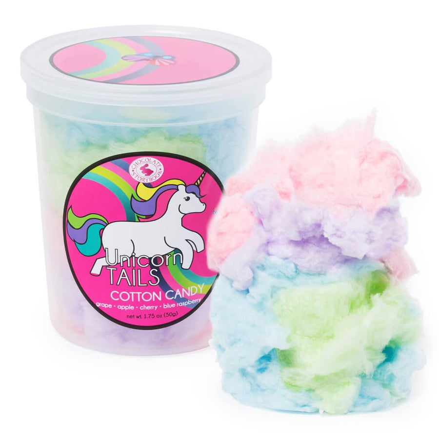 Chocolate Storybook Cotton Candy - Unicorn Tail: 1-Ounce Tub | Candy ...