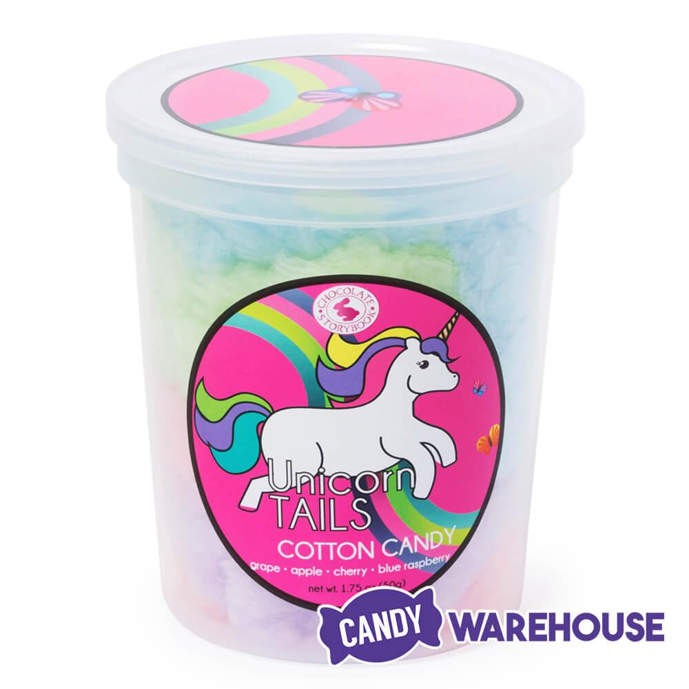 Chocolate Storybook Cotton Candy - Unicorn Tail: 1-Ounce Tub - Candy Warehouse