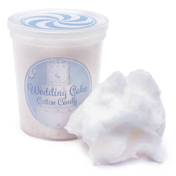 Chocolate Storybook Cotton Candy - Wedding Cake: 1-Ounce Tub - Candy Warehouse