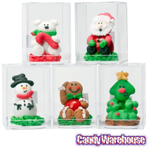 Christmas Bubblegum Buddies Candy Packs: 24-Piece Box - Candy Warehouse
