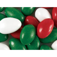 Christmas Chocolate Jordan Almonds: 2LB Bag - Candy Warehouse