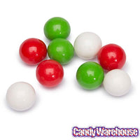 Christmas Everlasting Gobstopper Snowballs Candy 5-Ounce Packs: 12-Piece Box - Candy Warehouse
