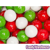 Christmas Everlasting Gobstopper Snowballs Candy 5-Ounce Packs: 12-Piece Box - Candy Warehouse