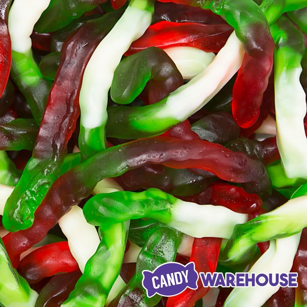 Christmas Gummy Worms Candy: 5LB Bag - Candy Warehouse