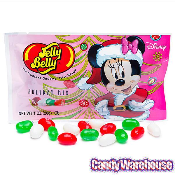 Christmas Jelly Belly Disney Mickey and Minnie Jelly Beans 1-Ounce Packs: 24-Piece Display - Candy Warehouse